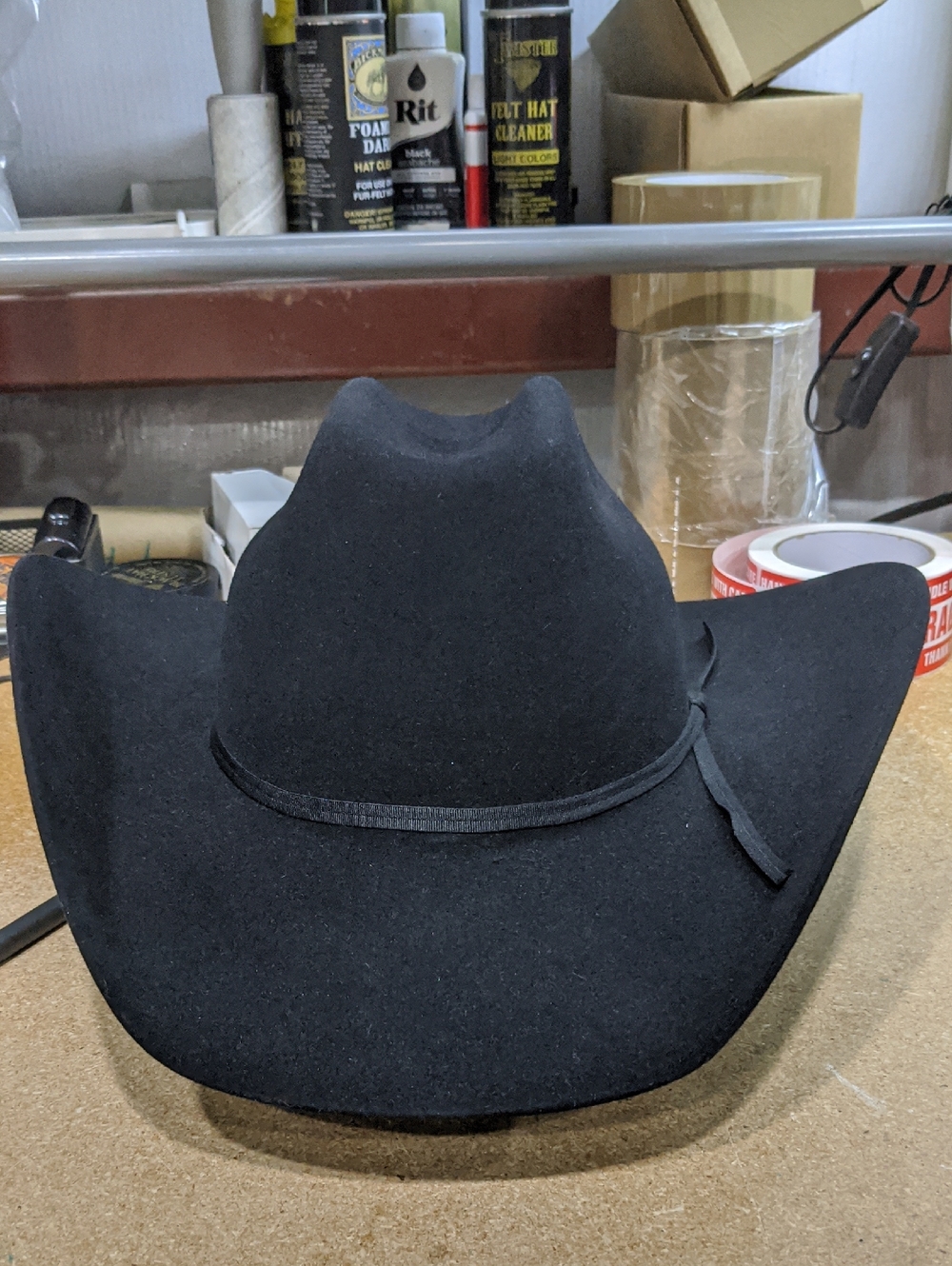 Ariat 6X Black Fur Felt Classic Cowboy Hat – Kingman